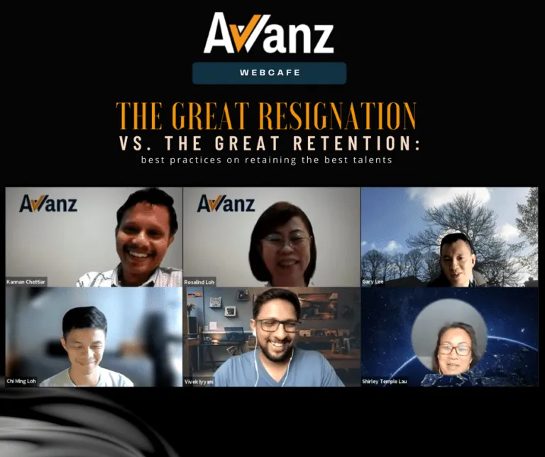 AVVANZ WEBCAFE: The Great Resignation vs. The Great Retention