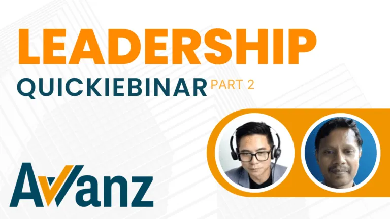 Quickiebinar Part 2: Leadership – with Ariya Chittasy